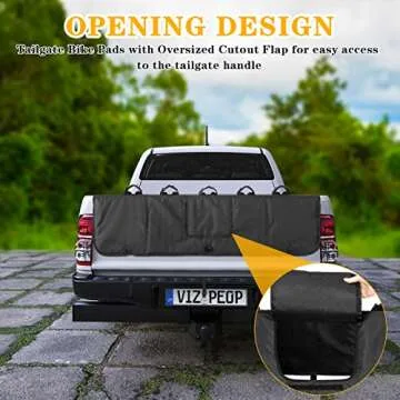 Durable Tailgate Pad for Up to 5 Bikes - TNINE