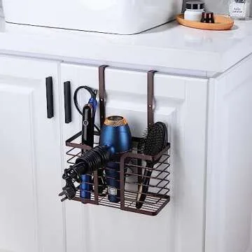 YIGII Hair Dryer Holder - 3-in-1 Beauty Organizer