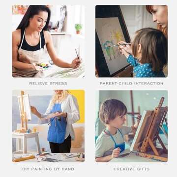 DoMyArt Paint by Numbers Kit for Adults Beginner, DIY Acrylic Painting Art on Canvas (16x20 Inch, No Frame, Street)