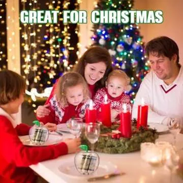 Menkxi Apple Shaped Candy Jars - 24 Pcs Gift Containers