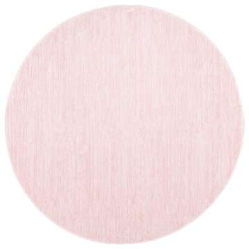 SAFAVIEH 6'7" Round Pink Chic Area Rug for Home