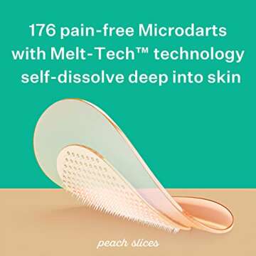 Peach Slices | Deep Blemish Microdarts | Acne Patch | Early Stage & Deep Pimples | Fast-Acting | Salicylic Acid | Tea Tree Oil | Niacinamide | Cica | Hyaluronic Acid | Spot Treatment | 9 Patches