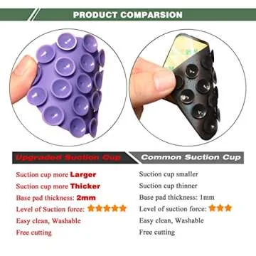 DGBGoo Silicone Suction Cup Phone Holder for Hands-Free