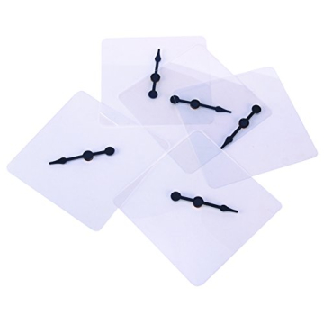 Revolutionary Learning Advantage Transparent Spinners - Set of 5 for Interactive Math Challenges