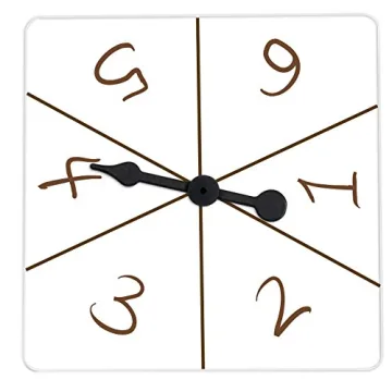 Learning Advantage Transparent Spinners - Set of 5 - Math Game Spinner