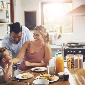 Steviieden Airtight Glass Jars with Bamboo Spoons 2-Pack