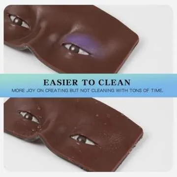 Bueuo Makeup Practice Face Board - 3D Realistic & Reusable