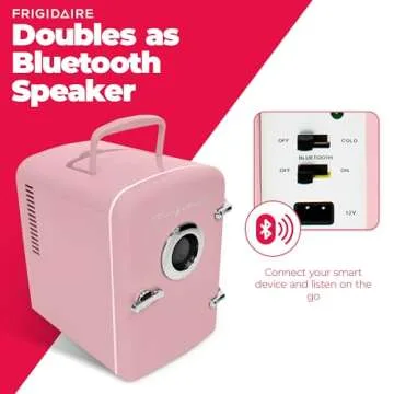 Frigidaire EFMIS151 Mini Fridge with Bluetooth Speaker
