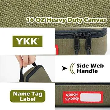 Rough Enough Small Tool Bag Pouch - Versatile & Durable Storage