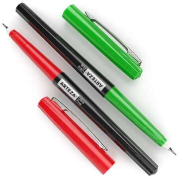 ARTEZA Permanent Markers Set of 24 Ultra-Fine Tip Colors