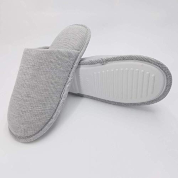 Ofoot Men's Cozy Indoor Slippers, Washable Memory Foam