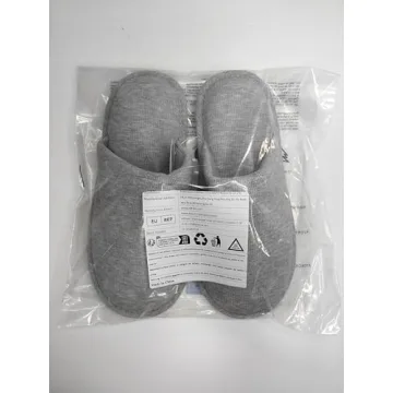 Ofoot Men's Cozy Indoor Slippers, Washable Memory Foam