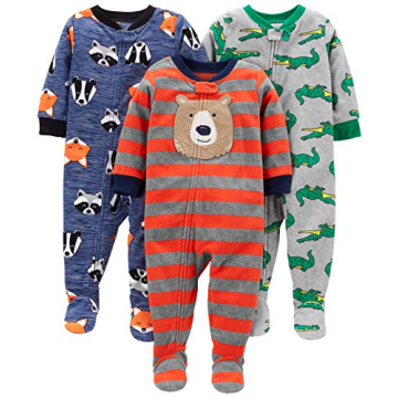 Cozy Carter's Baby Boys' 3-Pack Flame Resistant Pajamas