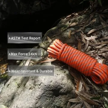 NewDoar 8mm Static Climbing Rope for Outdoor Use