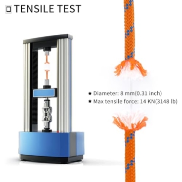 NewDoar 8mm Static Climbing Rope for Outdoor Use