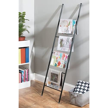 mDesign Blanket and Towel Ladder - Stylish Storage Solution