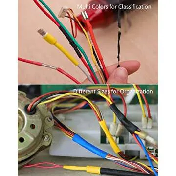 Ginsco 580 pcs Heat Shrink Tubing Kit for DIY Projects