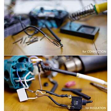 Ginsco 580 pcs Heat Shrink Tubing Kit for DIY Projects