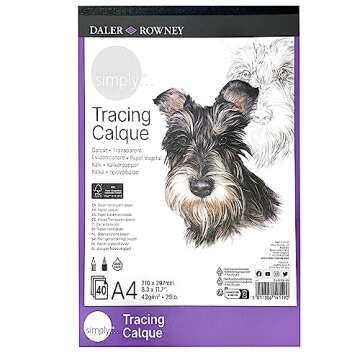 Daler Rowney Tracing Paper Pad - 40 Pages A4 Portrait