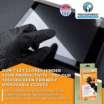 Protospheric Revolutionary NEW Disposable Gloves - Durable, Versatile, and Safe