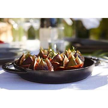 Staub Cast Iron 10-inch Pure Grill - Black Matte, Made in France