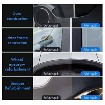 XTryfun Plastic Repairer for Cars Resists Water, UV Rays, Dirt, Ceramic Coating, Not Dressing, Last Over 200 Washes, Highly Concentrated, 30ml