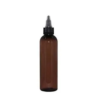 4oz Reusable Amber Plastic Bottles - Versatile Storage Solutions