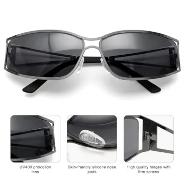 Trendy BOTEN Y2K Sunglasses for Fashion-Forward Women