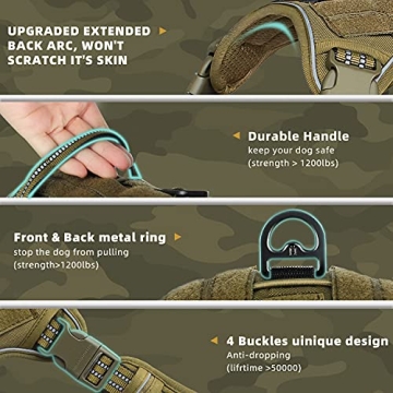 Tactical Dog Harness for Comfortable Outdoor Adventures