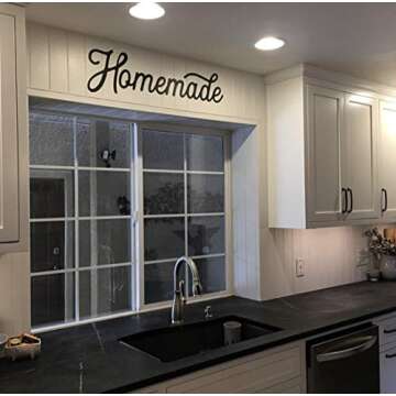 Homemade Sign, Metal Homemade Sign, Kitchen Decor, Kitchen Sign