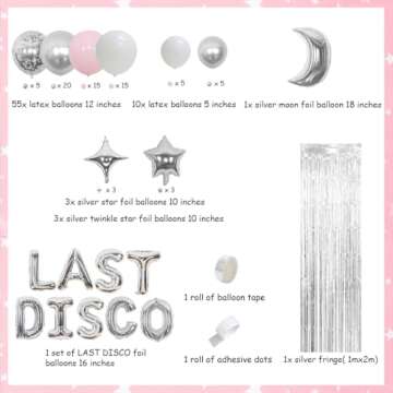 Last Disco Bachelorette Balloon Kit for Epic Celebrations