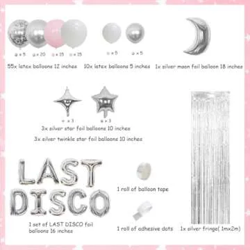 Last Disco Bachelorette Balloon Kit for Epic Celebrations