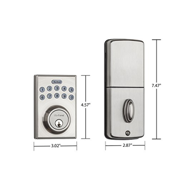 Kwikset Contemporary Electronic Keypad Deadbolt for Home Security