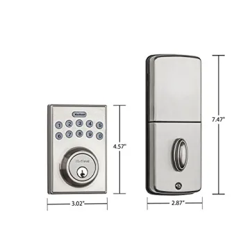 Kwikset Contemporary Electronic Keypad Deadbolt for Home Security