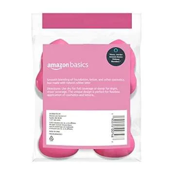 Amazon Basics Large Makeup Blender, 4-Pack – Affordable Quality for Flawless Application
