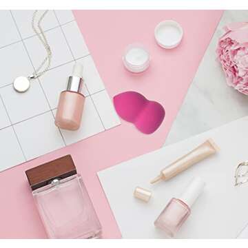 Amazon Basics Large Makeup Blender, 4-Pack (Previously Solimo)