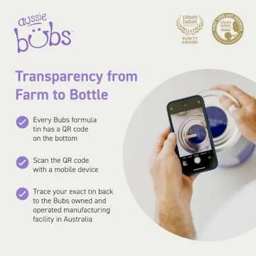 Aussie Bubs Australian Goat Milk-Based Toddler Formula, For Kids 12-36 months, Made with Fresh Goat Milk, 28.2 oz