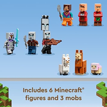 LEGO Minecraft Llama House Toy Set for Kids Age 9+