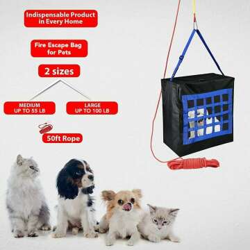 ISOP Fire Evacuation Device for Pets up to 55 lbs