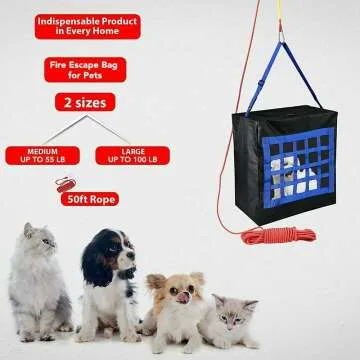 ISOP Fire Evacuation Device for Pets up to 55 lbs