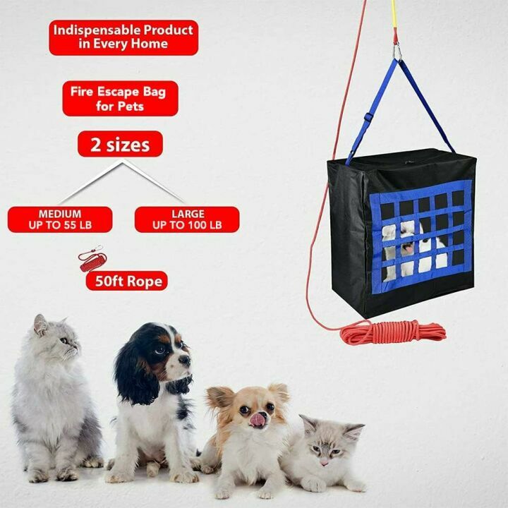 ISOP Fire Evacuation Device for Pets up to 55 lbs