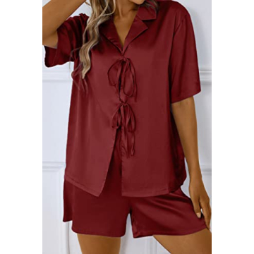 CHYRII Women’s Silk Satin Pajamas Set for Luxurious Comfort