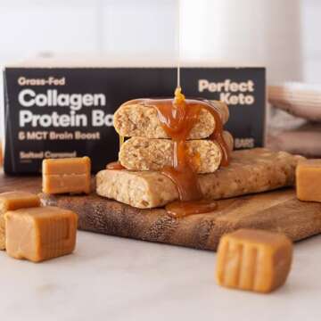 Perfect Keto Collagen Protein Bar - Low Carb, High Protein Snack