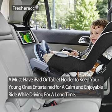 FresherAcc Car iPad Kindle Tablet Holder for Hassle-Free Travel