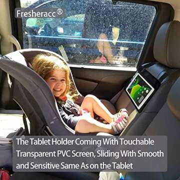 FresherAcc Car iPad Holder for Easy Backseat Entertainment