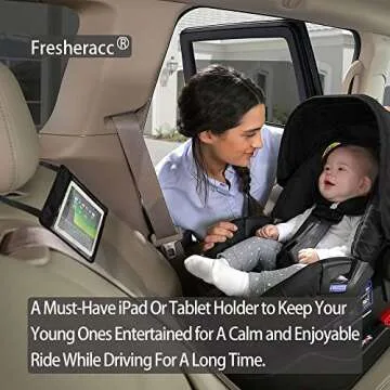FresherAcc Car iPad Holder for Easy Backseat Entertainment