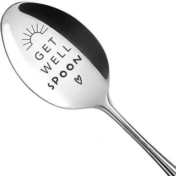 Stainless Steel Get Well Spoon - Encouragement Gift