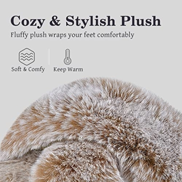 Cozyfurry Women’s Stylish Cross Band Slippers for Comfort