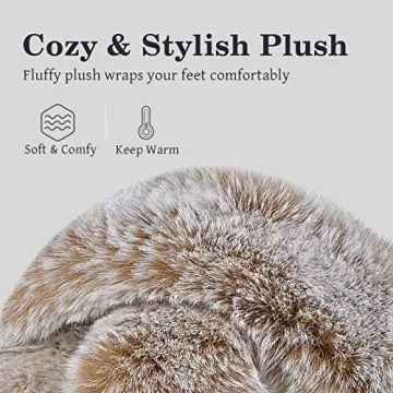 Cozyfurry Women’s Stylish Cross Band Slippers for Comfort