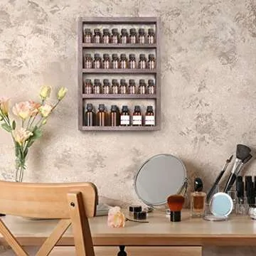 Vrisa 4 Tier Essential Oil Rack - Stylish Storage Solution